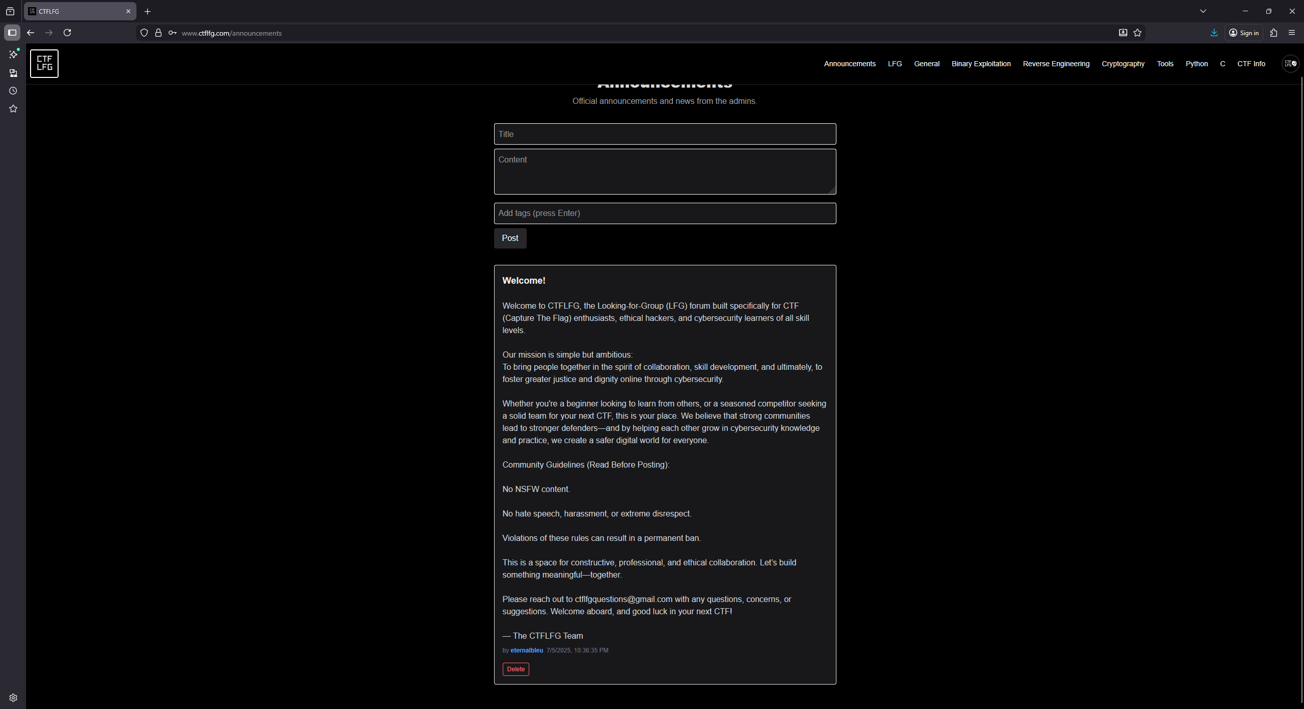 CTFLFG screenshot 5